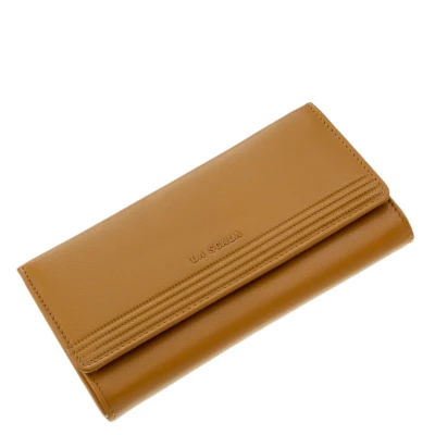 Portofele piele dama LA SCALA TGN155-mustar