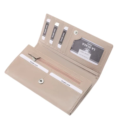 Portofele piele dama LA SCALA SBL72037-v.beige-image3