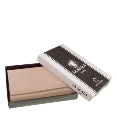 Portofele piele dama LA SCALA ANC155-l.beige-image1
