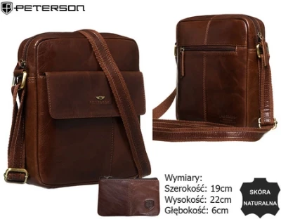 Borseta PETERSON 719-TUM-0505 Brown