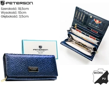 Portofel PETERSON PX28-CNF-5495 Blue