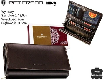 Portofel PETERSON RD-12-NGV-7175 Brown
