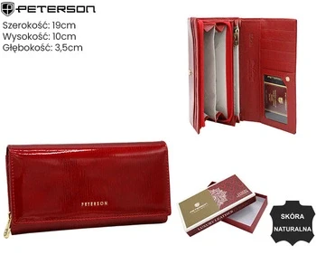 Portofel PETERSON 42106-PR-4892 Red