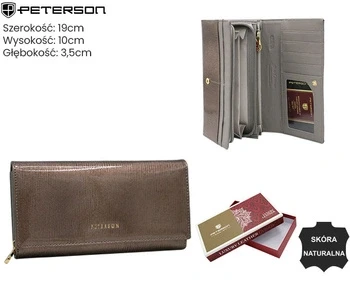 Portofel PETERSON 42106-PR-0411 Gray