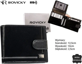 Portofel ROVICKY CPR-06L-NBAR-7674 Black