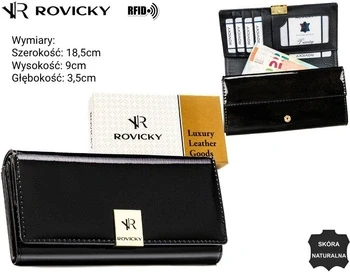 Portofel ROVICKY RH-22-1-SH-R-5180 Black