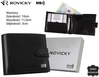Portofel ROVICKY PC-107L-NBAR-5625 Black