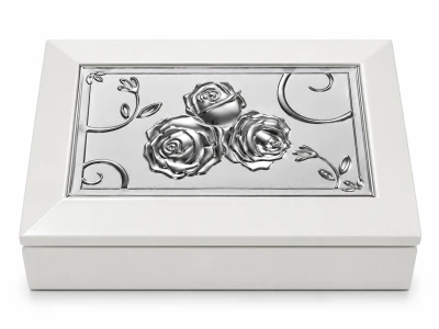 Cutie bijuterie AFA0068-A alb