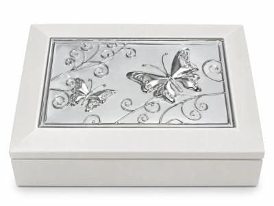 Cutie bijuterie AFA0068-B alb
