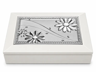 Cutie bijuterie AFA0068-D alb