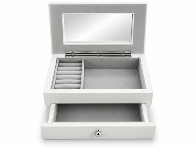 Cutie bijuterie AFAS0053-D alb sertar-image1