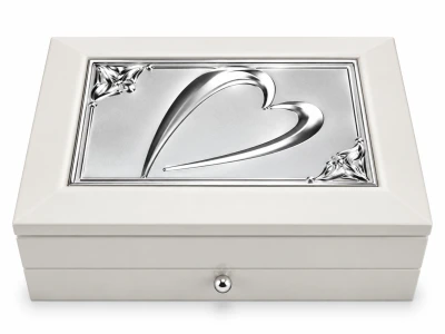 Cutie bijuterie AFAS0053-C alb sertar