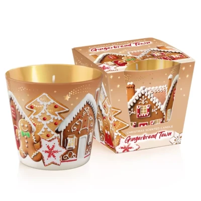 Lumanari parfumate 115g Christmas Gingerbread Town