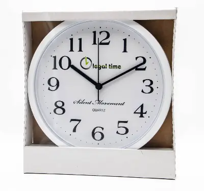 Ceas perete Legaltime - Alb