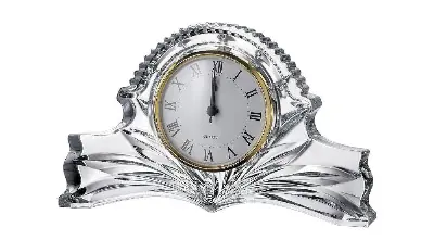 Crystal Bohemia Clock Stand 27cm