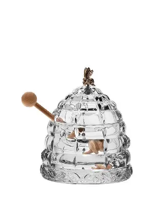Crystal Bohemia HIVE honey box 118mm