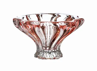 Bohemia PLANTICA Bowl 150 sprayed inside Pink