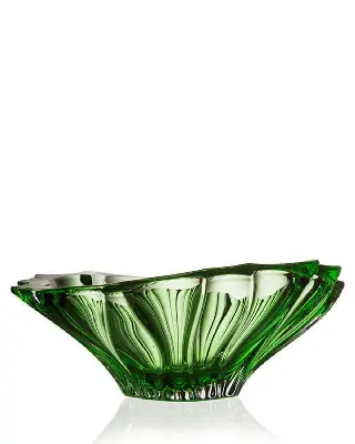 Bohemia PLANTICA Bowl 330 sprayed inside Green