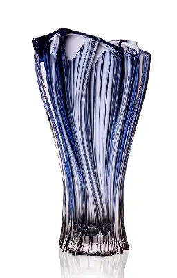 Bohemia PLANTICA Vase 320 sprayed inside Blue