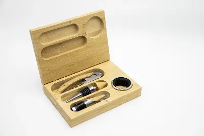 SET VIN LEMN NATUR 608375